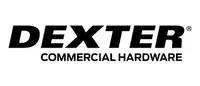 Dexter Commercial Hardware logo in black and white.