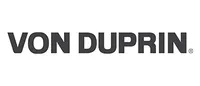 Von Duprin logo in gray text on a white background.