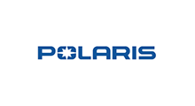 The blue Polaris wordmark logo with a star icon replacing the letter 'O' against a white background.