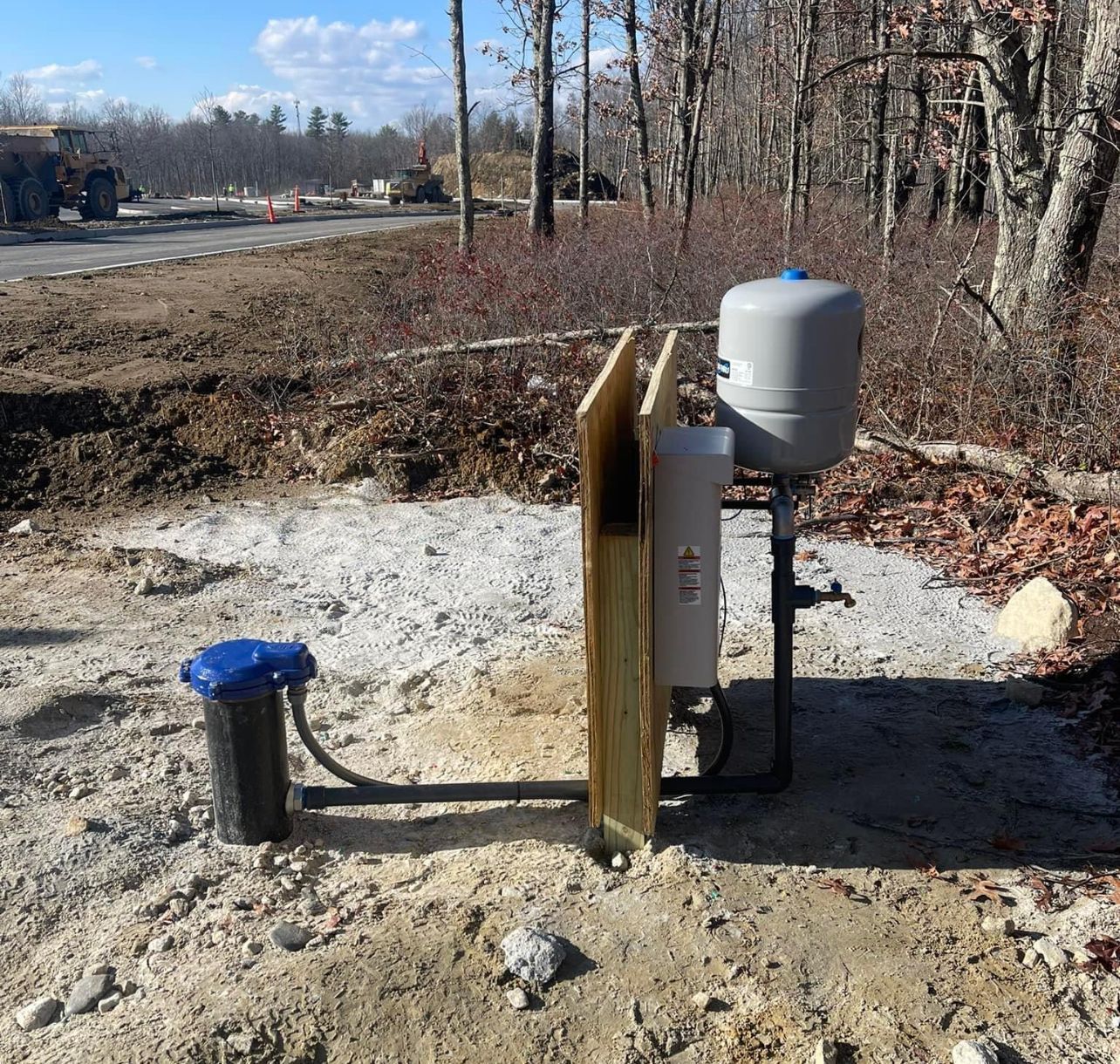 Well and pump installation