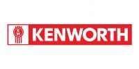 The Kenworth brand logo, featuring white text on a red rectangular background with the red and white KW emblem on the left.