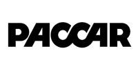 Black, bold, uppercase logo for PACCAR on a white background.
