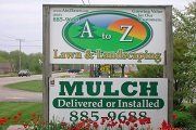 A to Z Lawn & Landscaping Sign board