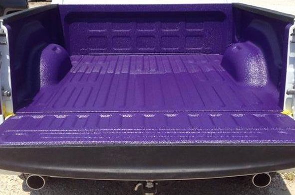 New truck bed liner installed