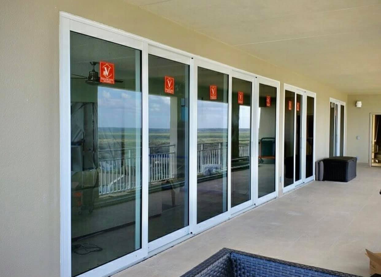 Sliding glass door