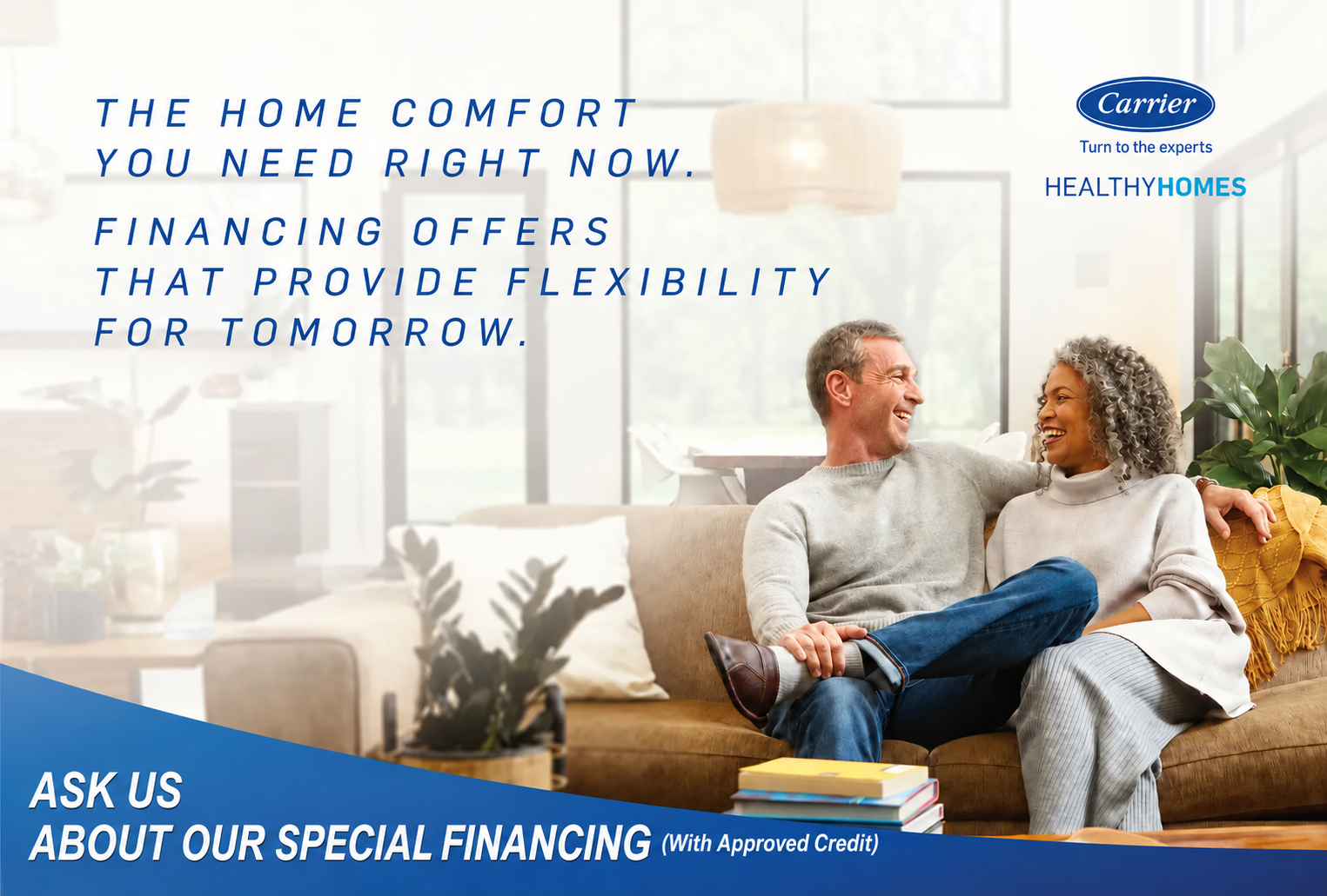 Financing offer and special financing banner