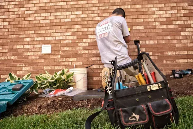 a tool bag filled with tools