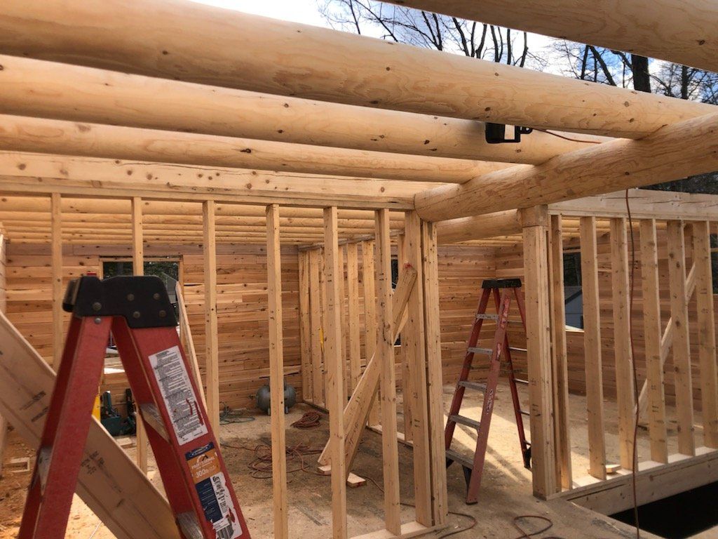 house construction inside before