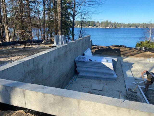 concrete base construction