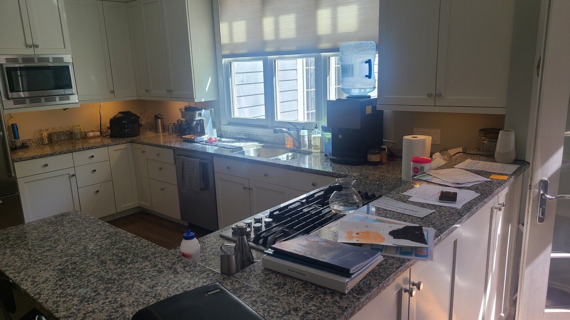 granite kitchen high counter