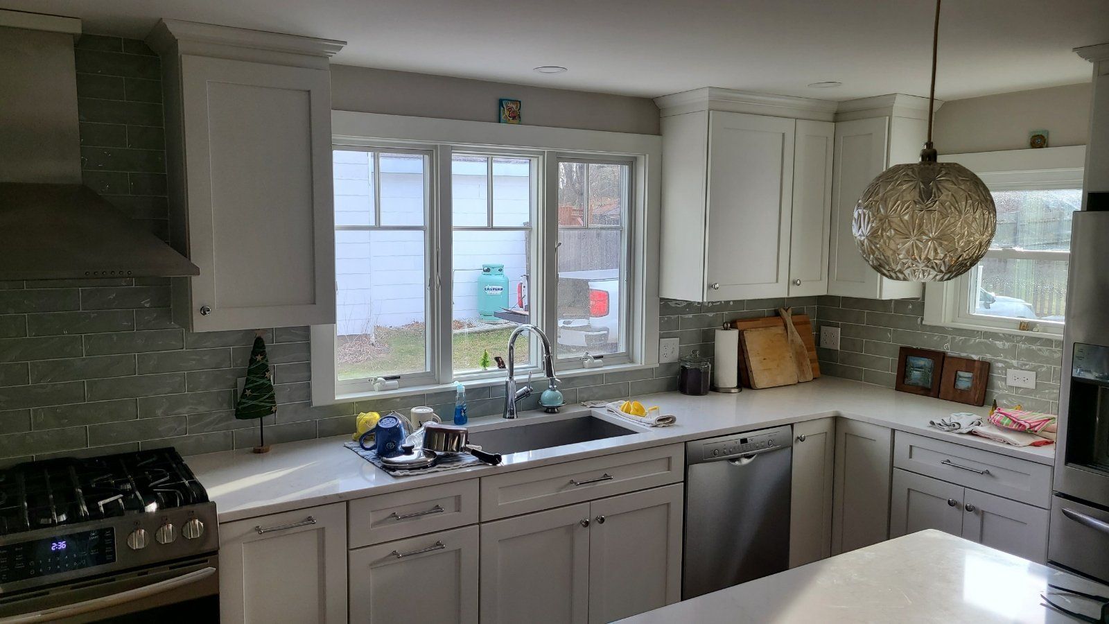 kitchen with window