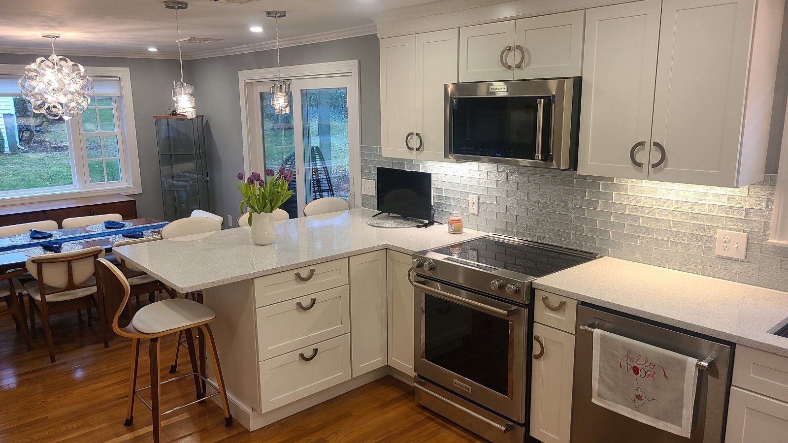 Newly renovated kitchen