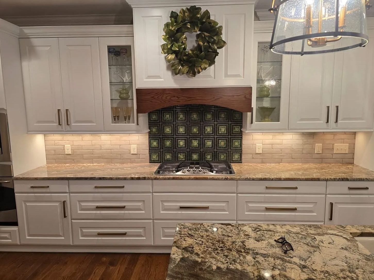 Traditional Or Transitional Kitchen Remodel by A Fine Tile Gallery Inc project photo 2