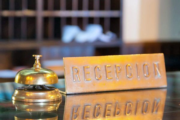 Brass desk bell and