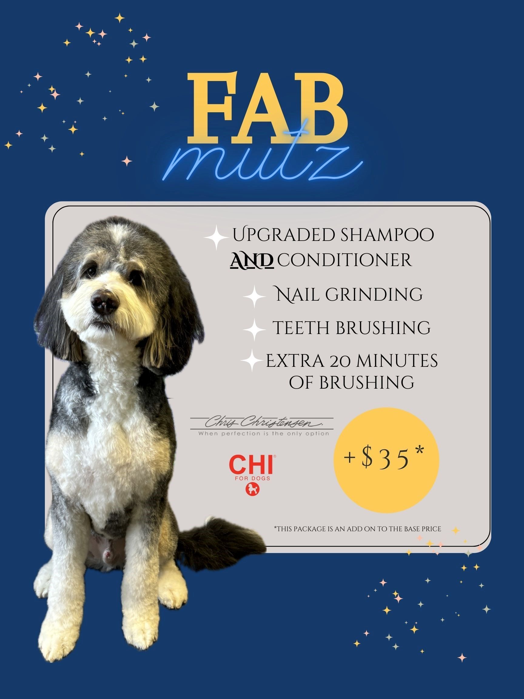 Mutz and Kutz Grooming Fab prices menu