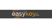EasyKeys logo with orange computer and hand icon and gray-and-orange text