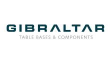 Gibraltar logo with “Table Bases & Components” text in black and gray on white background