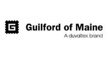 Guilford of Maine logo with black text and emblem on a white background
