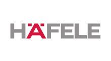 HÄFELE logo in gray with a red accent above the A