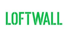 Green LOFTWALL logo on a white background