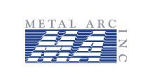 Metal Arc Inc. logo in gray and blue with stylized block lettering.