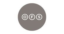 Three gray outlined circles containing the letters O, F, and S on a white background.