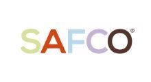SAFCO logo with orange icon and gray text on a white background