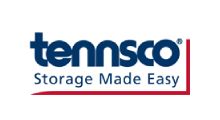 Tennsco logo with the tagline “Storage Made Easy” in blue text on a white background