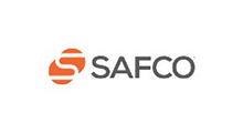 SAFCO logo with orange icon and gray text on a white background