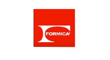 Red Formica logo on a white background