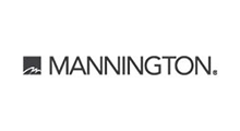 MANNINGTON logo in black text with a small square icon on a white background