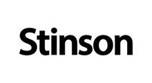 Black “Stinson” wordmark on a white background.