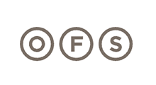 Three gray outlined circles containing the letters O, F, and S on a white background.