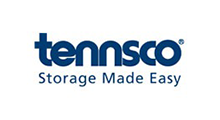 Tennsco logo with the tagline “Storage Made Easy” in blue text on a white background