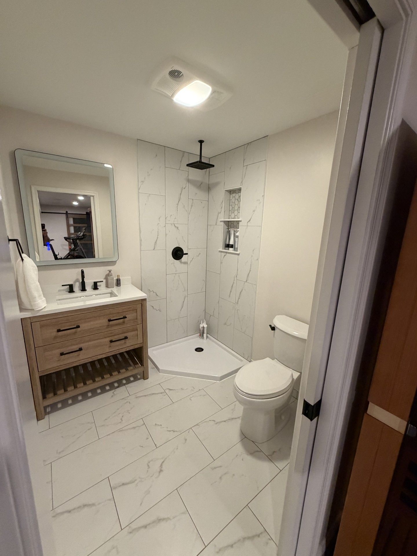 Bathroom in basement