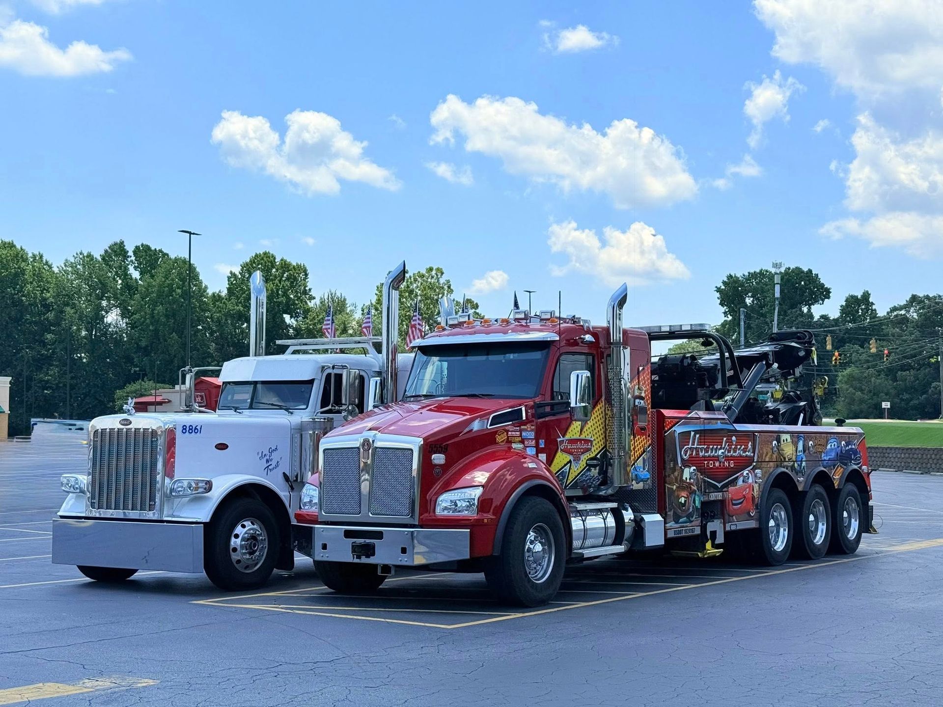 Hawkins Towing logo