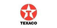 Texaco logo: red star in a white circle with black “TEXACO” text below