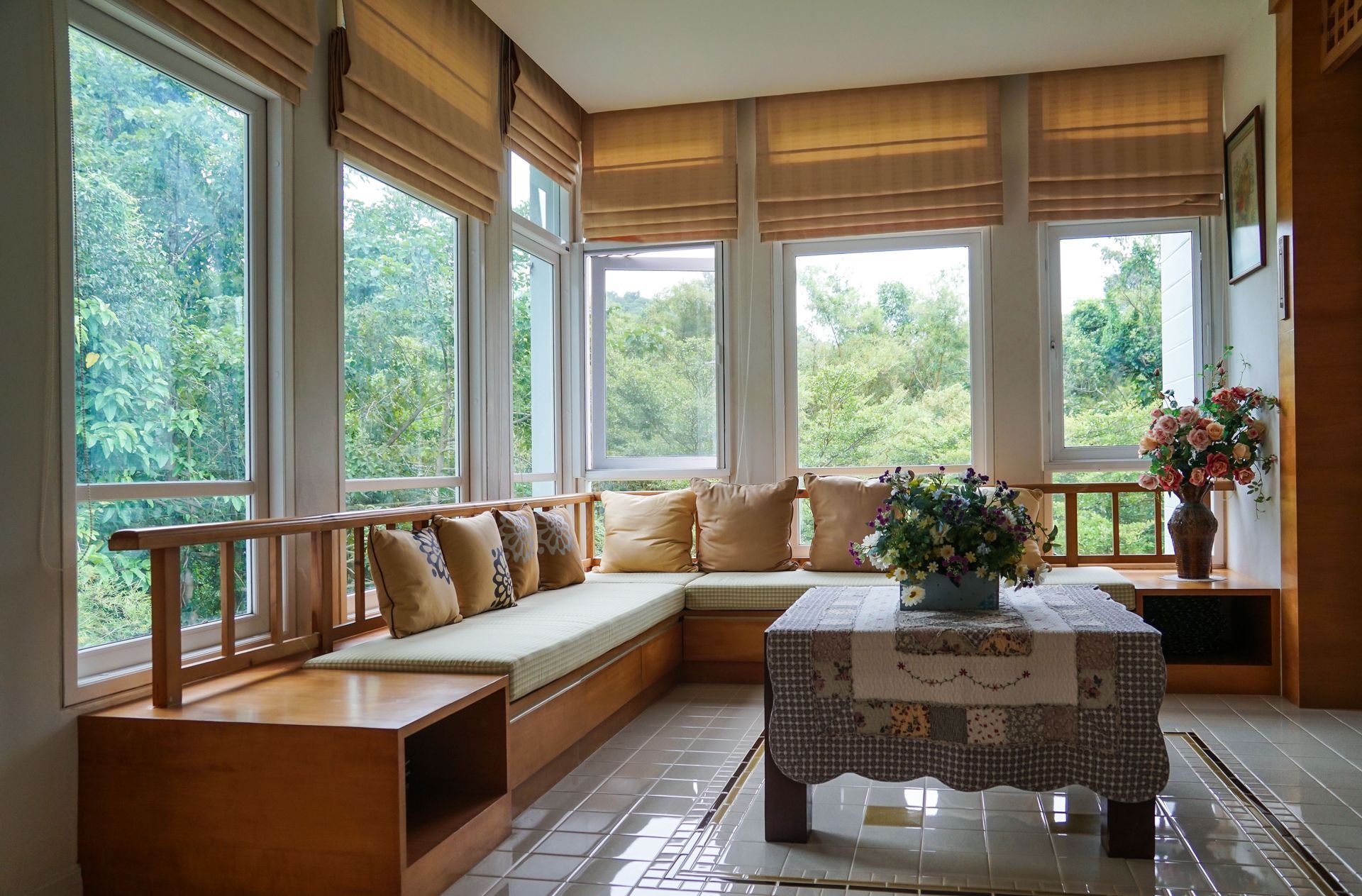 Roman shades