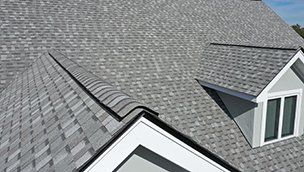 Shingle roofing for residential place
