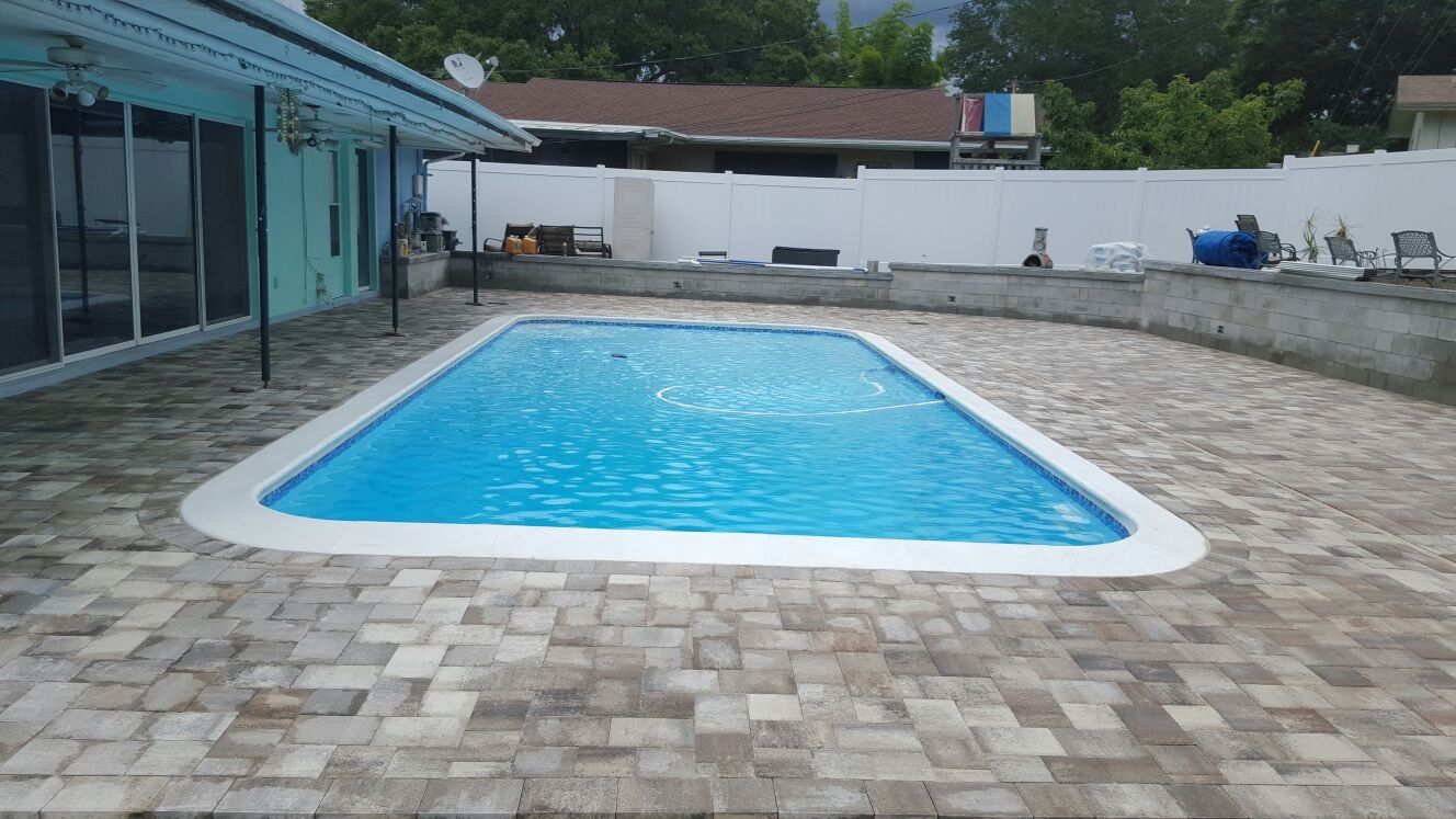Pool pavement
