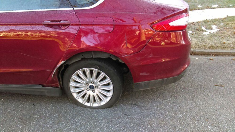 Paintless dent repair service