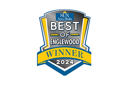 The sun news media best of Englewood winner logo for 2024