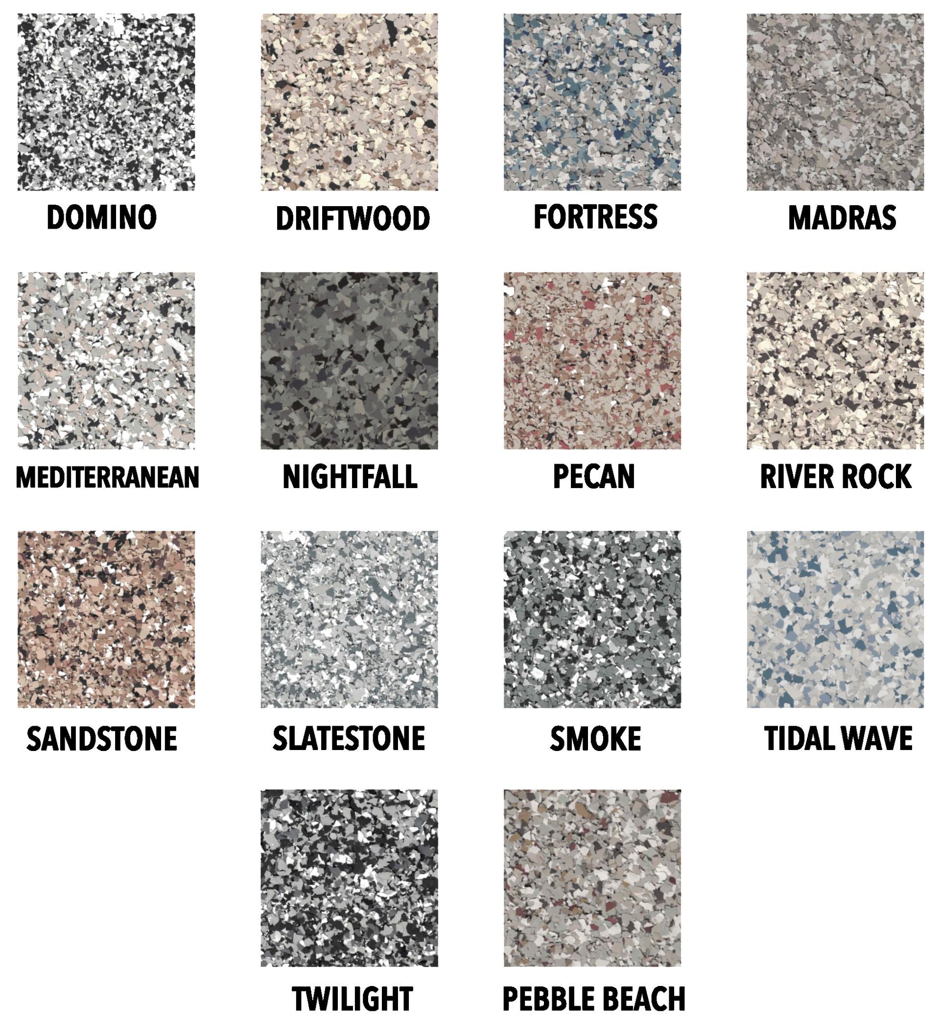 Floor coating color options