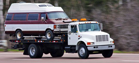 Flatbed towing service