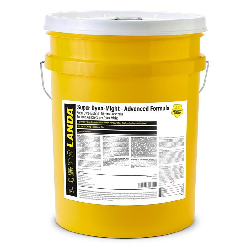 A yellow bucket of super dyna might advanced formula