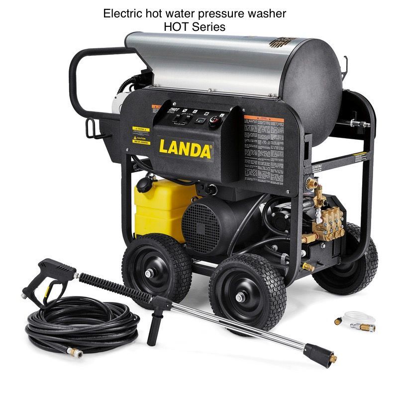 A landa electric hot water pressure washer hot series