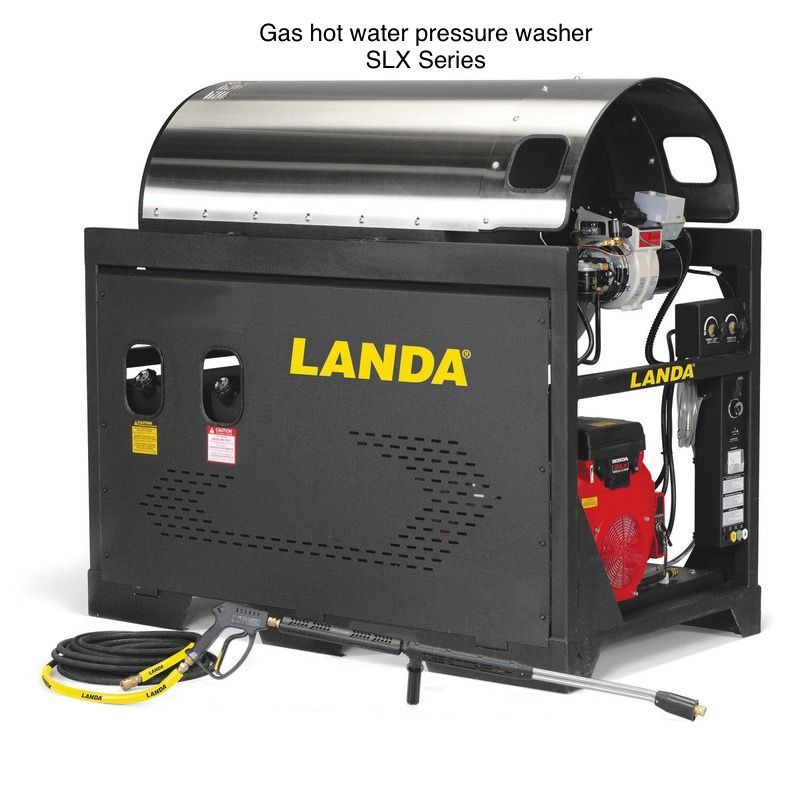 A landa gas hot water pressure washer slx series