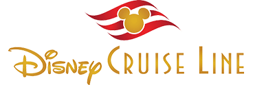 A disney cruise line logo with a mickey mouse on it