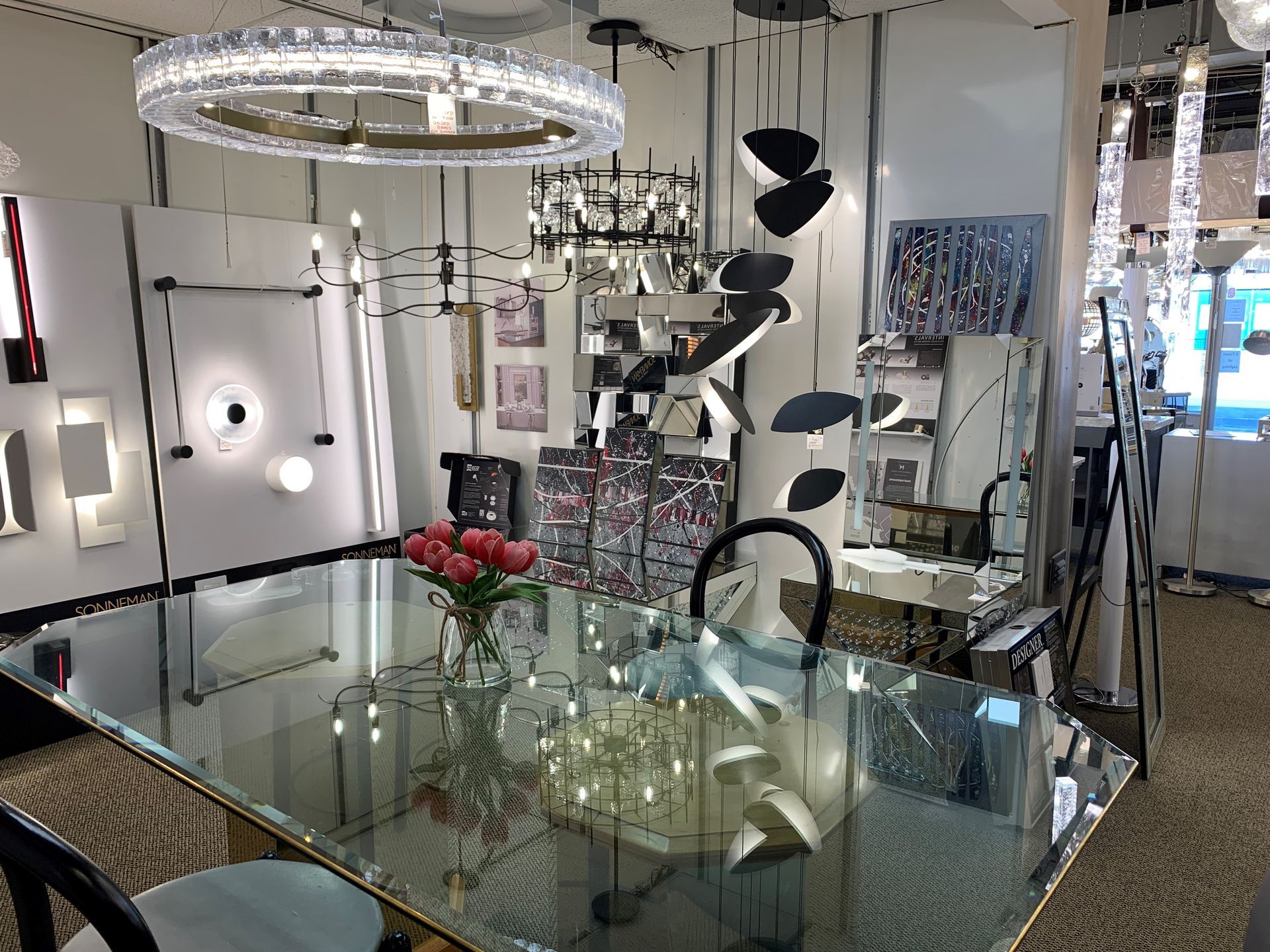 A large stone house with a copper gutter on the side.