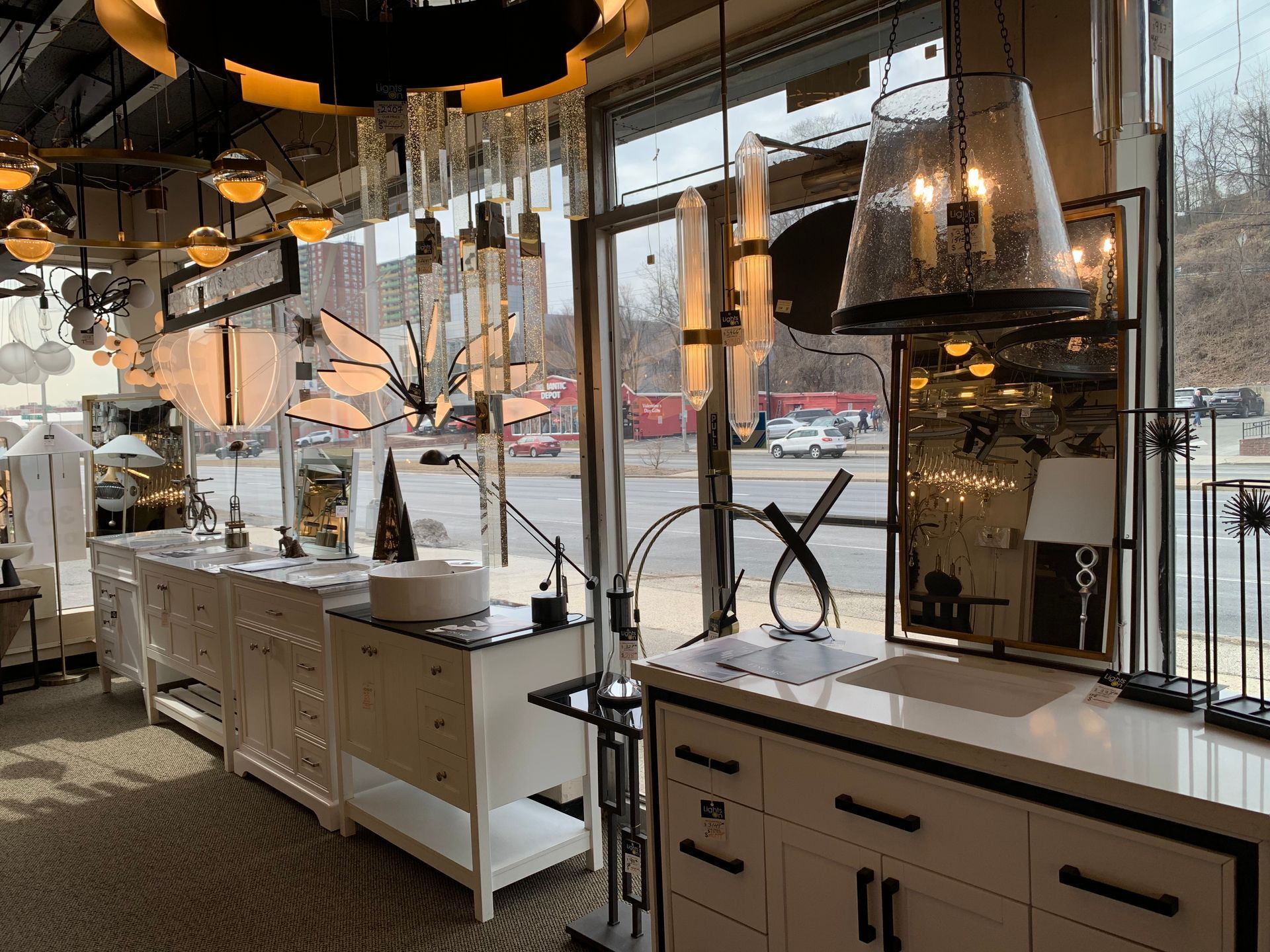 A store filled with lots of furniture and lamps.